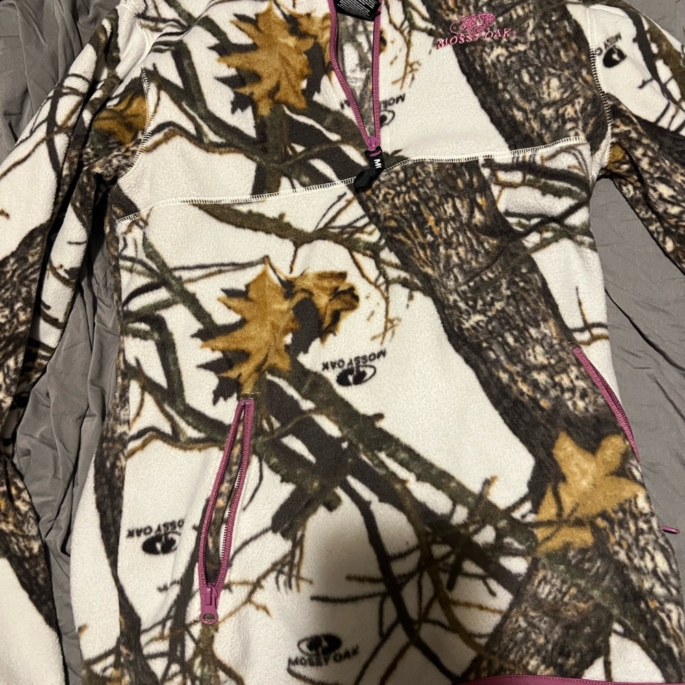 Mossy Oak Camouflage Fleece Pullover